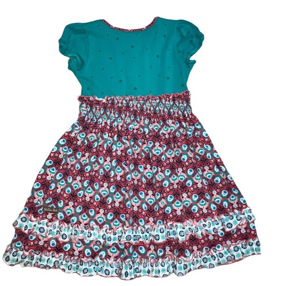 Matilda Jane Friends Forever Clover Dress Holiday Christmas snowflake NWT Size 8 - Picture 2 of 4